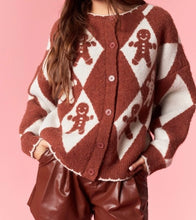 Load image into Gallery viewer, PREORDER Women&#39;s Gingerbread Cardigan
